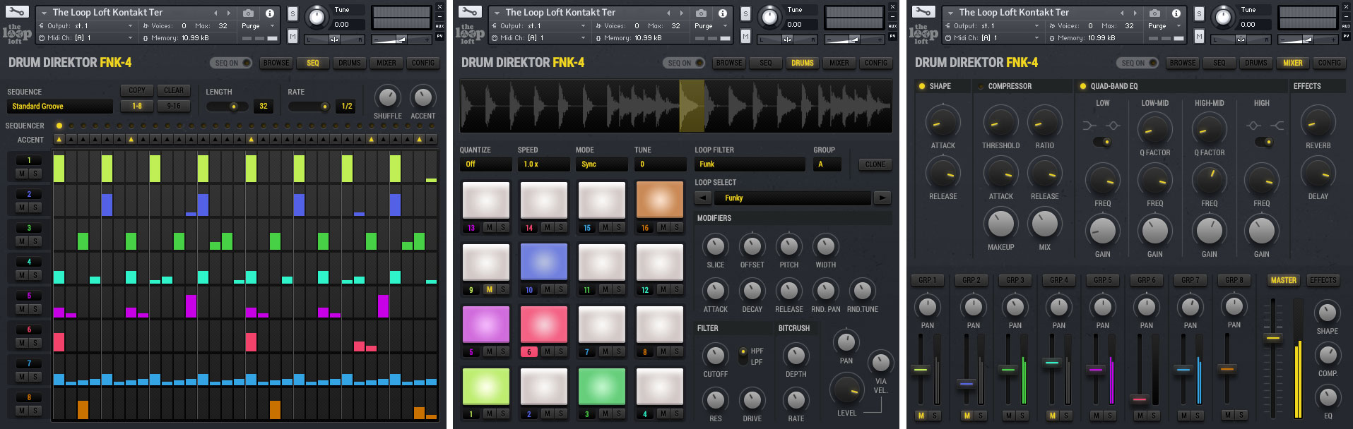 The Loop Loft Drum Direktor FNK-4 v2.0 KONTAKT