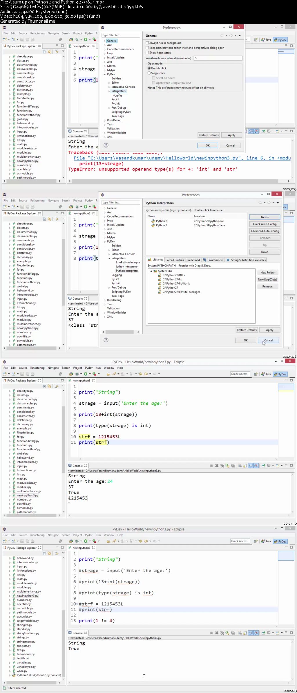 Learn Python 2 and 3 Side by Side