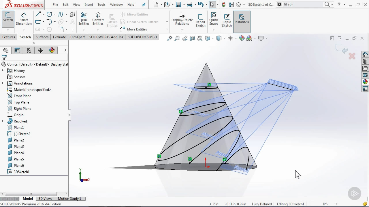 SOLIDWORKS Intermediate - Curves and Splines