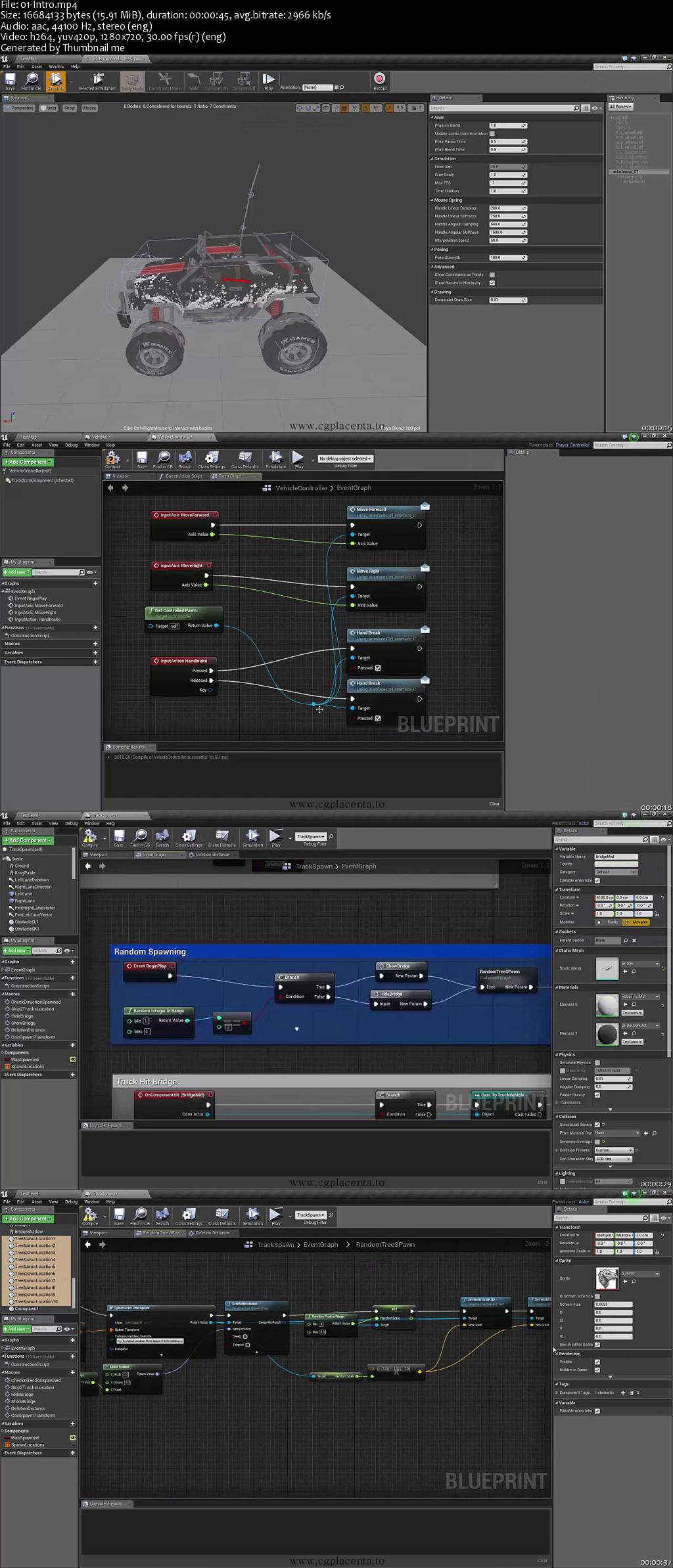 Dynamic Vehicle Setup in UE4