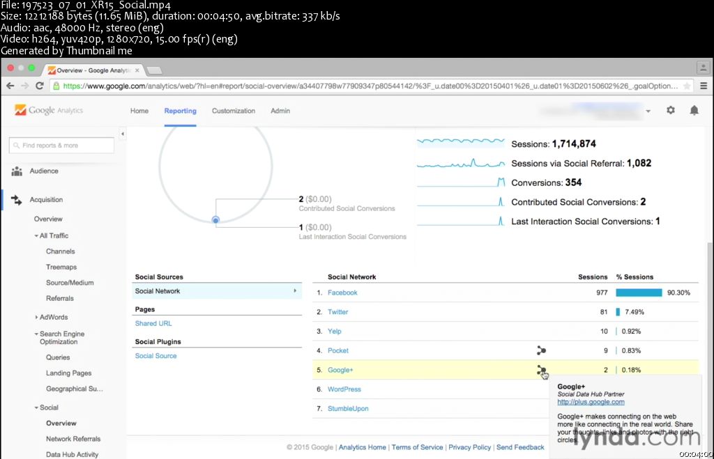 Google Analytics Essential Training (Updated Jan 04, 2016)