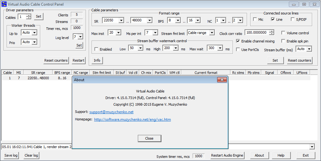 Virtual Audio Cable 4.15 Retail