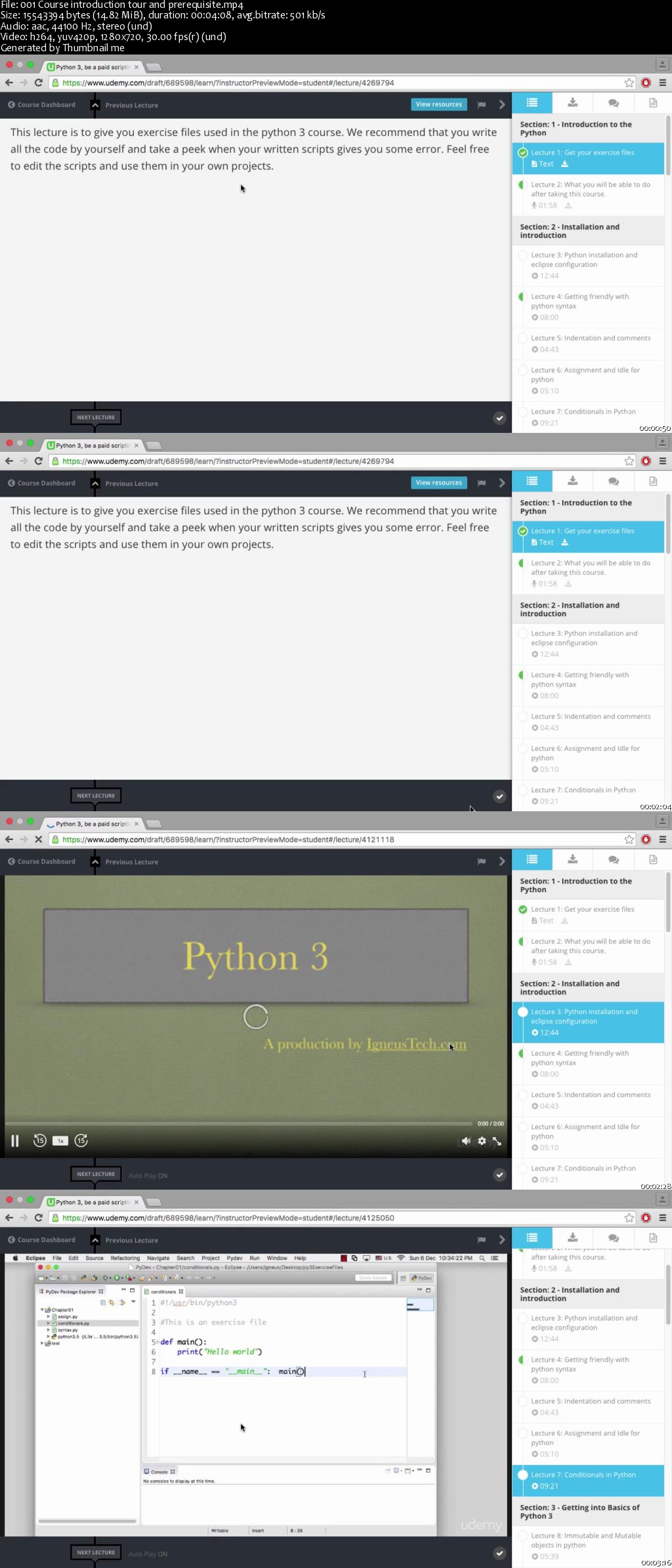 Python 3, be a paid scripting professional