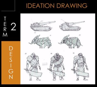 Foundation Patreon Term 2 – Ideation Drawing