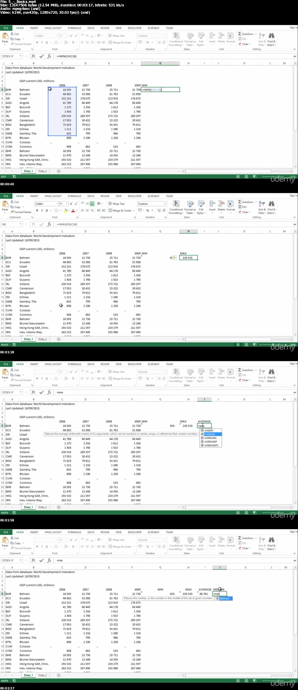 How to Use Advanced Functions in Excel