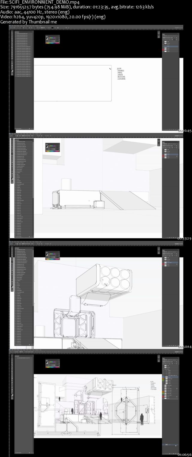 Sketching Environments SCIFI:01 By John J. Park