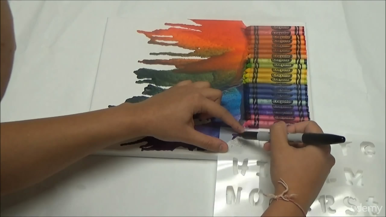 Creative Crayon Canvas Art Do-It-Yourself At Home!