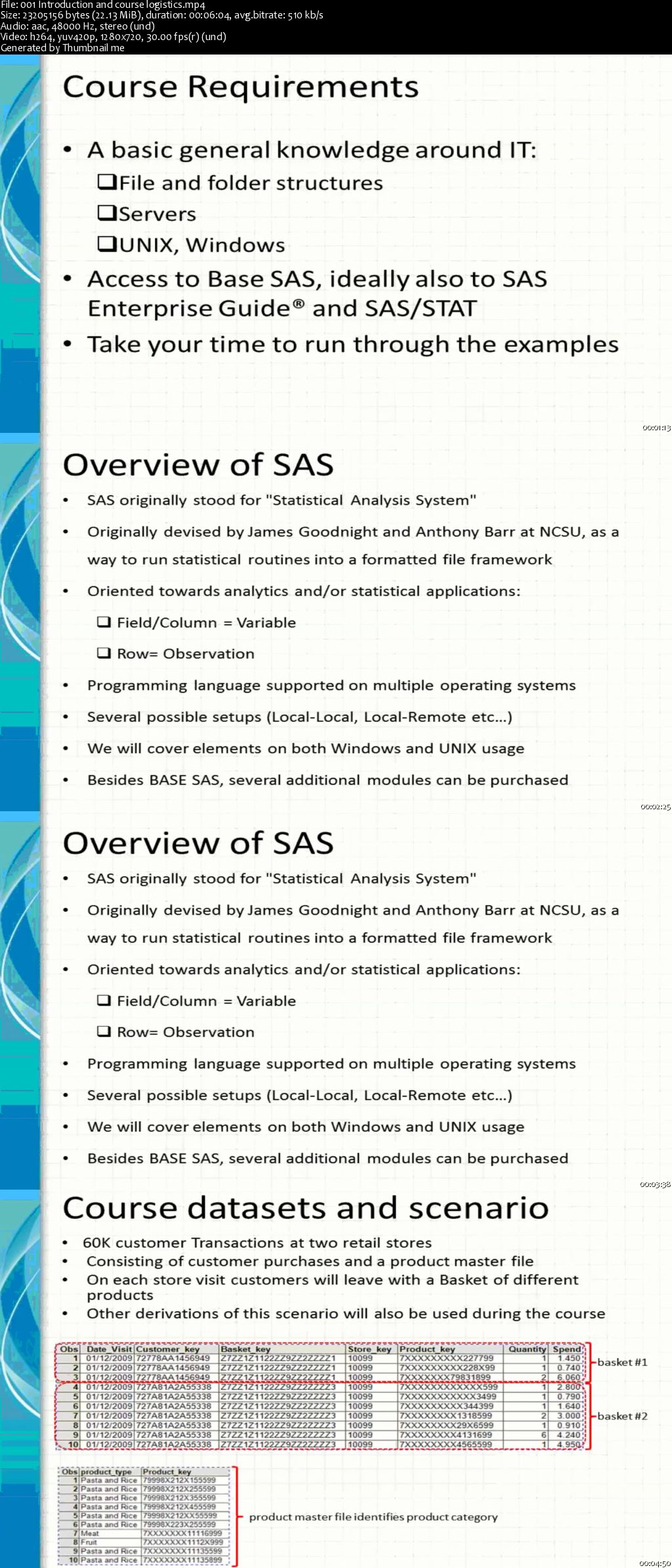 SAS programming for analytics