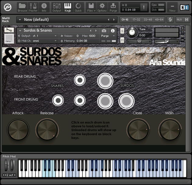 ARIA Sounds Surdos and Snares KONTAKT