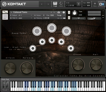 ARIA Sounds Colossal Toms KONTAKT