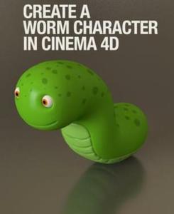 Create a worm character using Cinema 4D and UVLayout