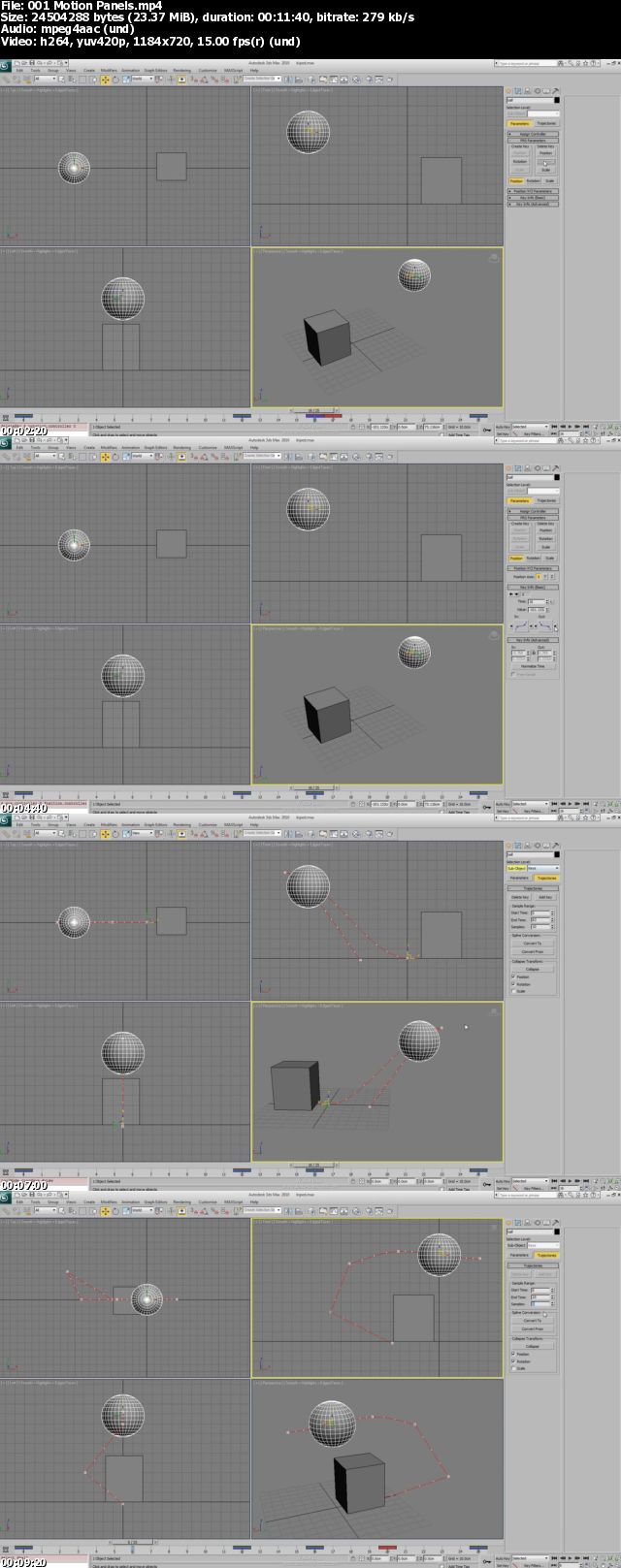 Creating Animations in 3D Studio Max