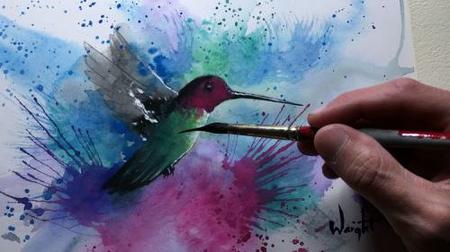 Watercolor Painting Workshop: Hummingbird – with Joel Wright