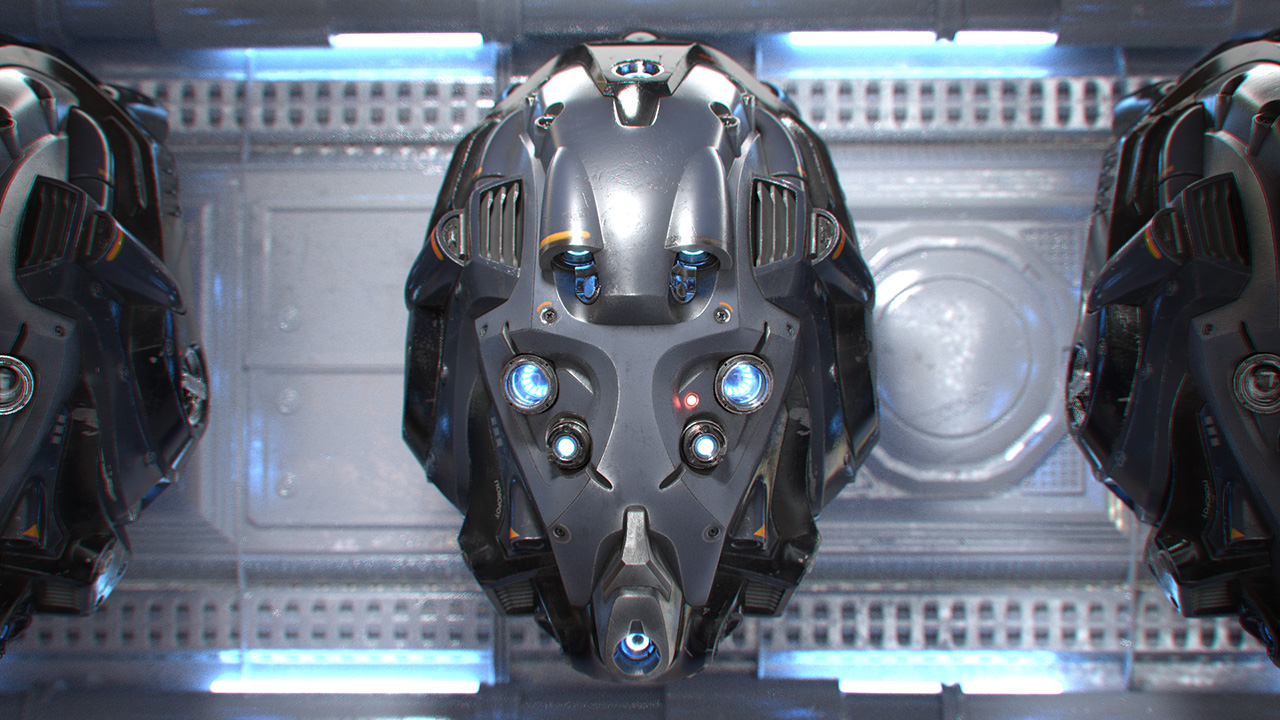 Shading the Sci-Fi Helmet