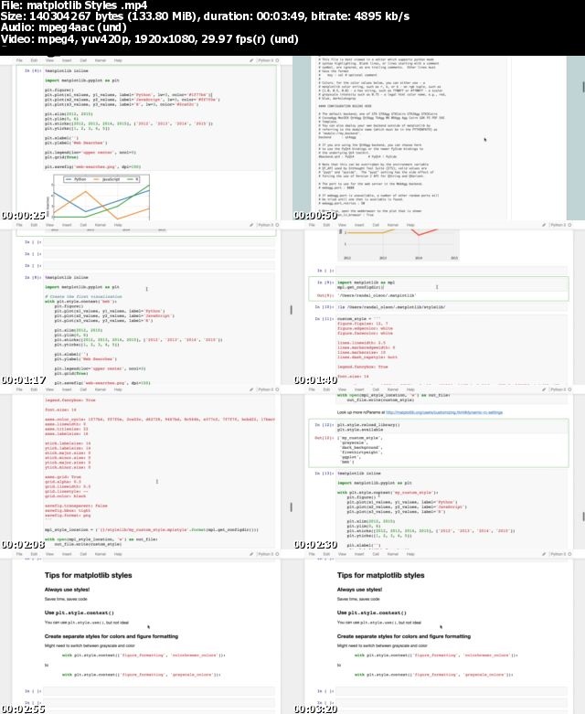 Data Visualization Basics with Python Training Video