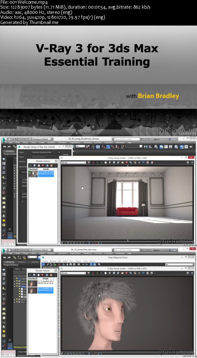 V-Ray 3.0 for 3ds Max Essential Training