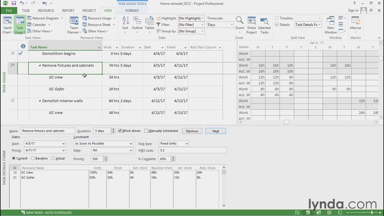 Lynda - Advanced Microsoft Project (updated Nov 05, 2015) [repost]