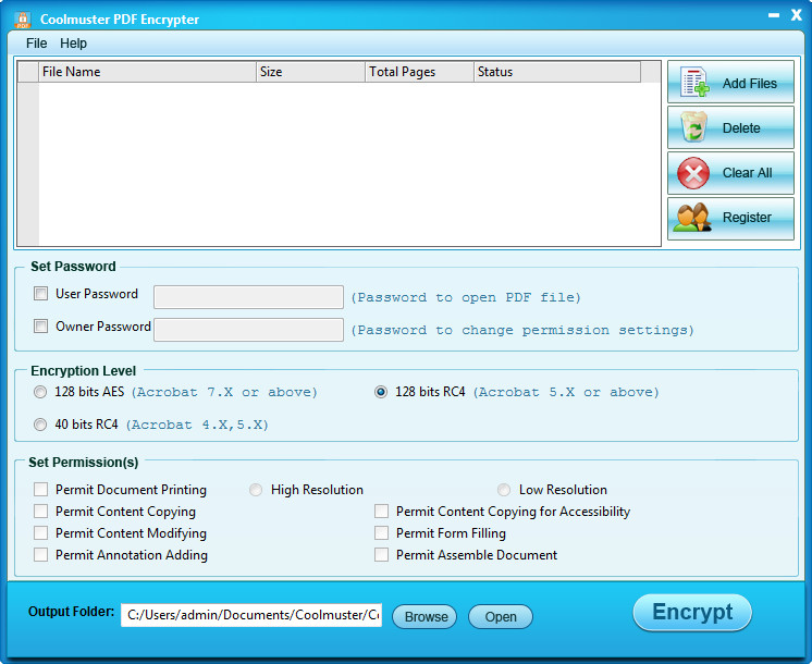 Coolmuster PDF Encrypter 2.1.2