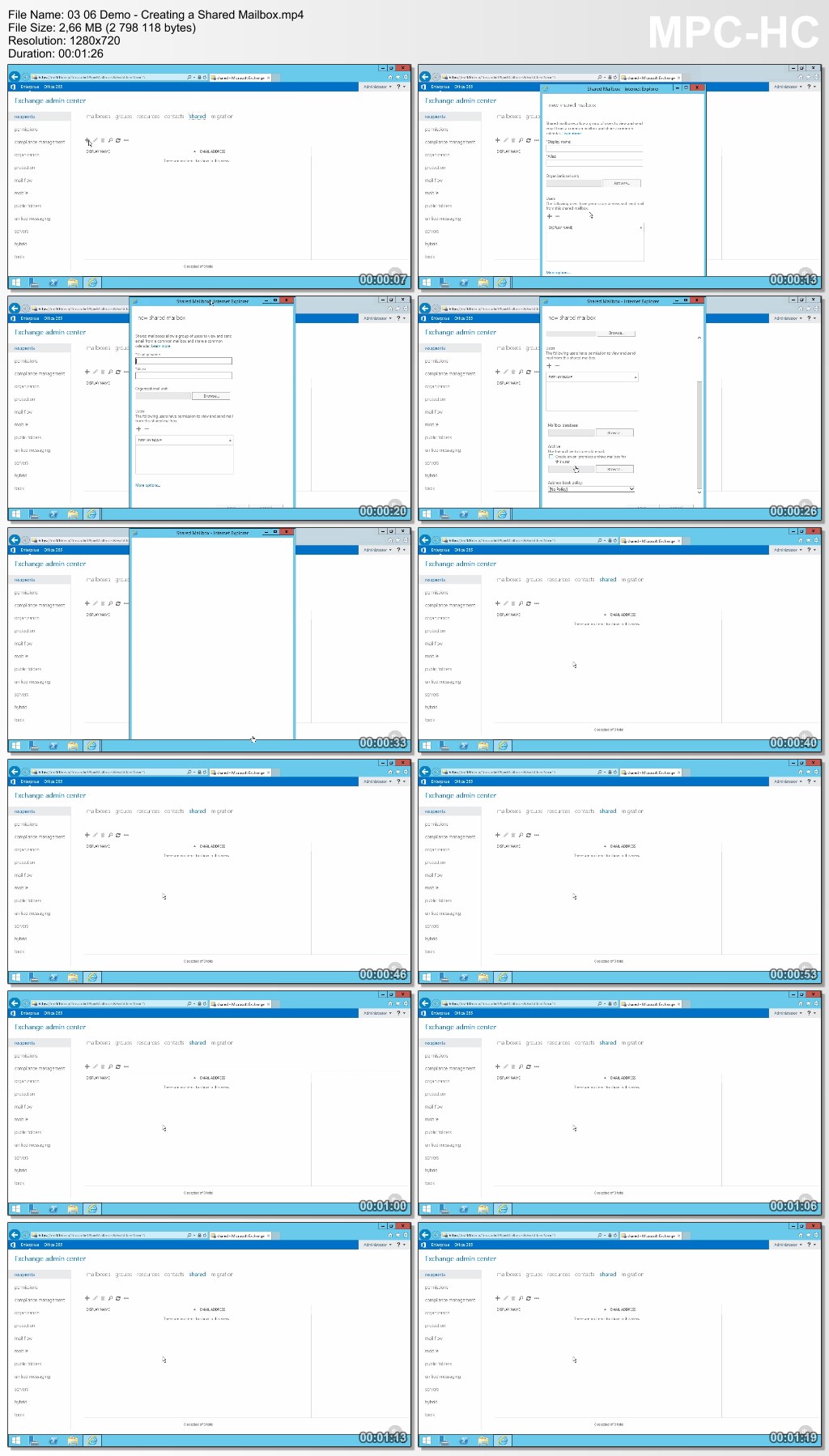 Exchange Server 2016 Recipient Administration