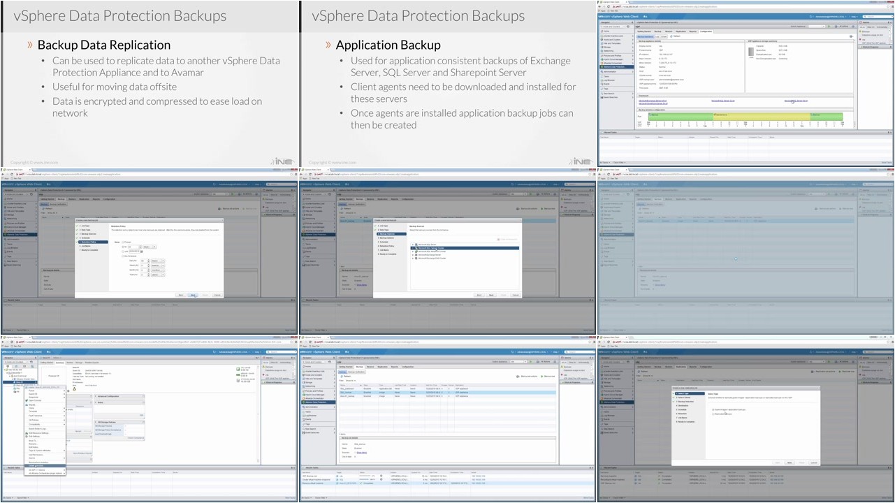 INE - Implementing vSphere Data Protection & Replication