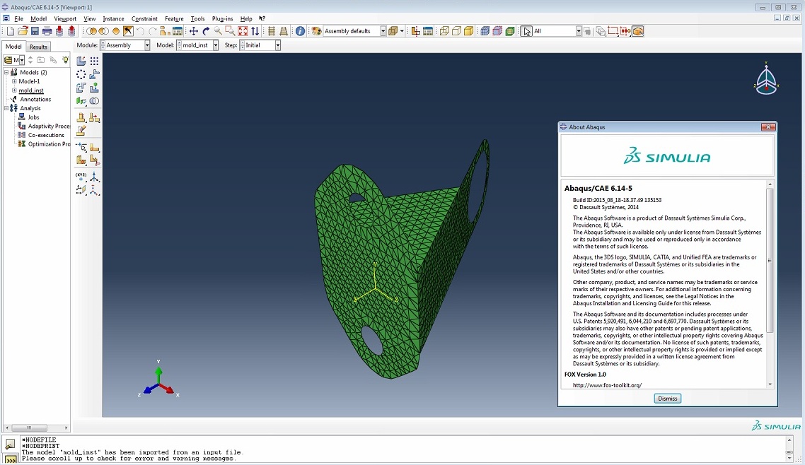 DS SIMULIA ABAQUS 6.14-5