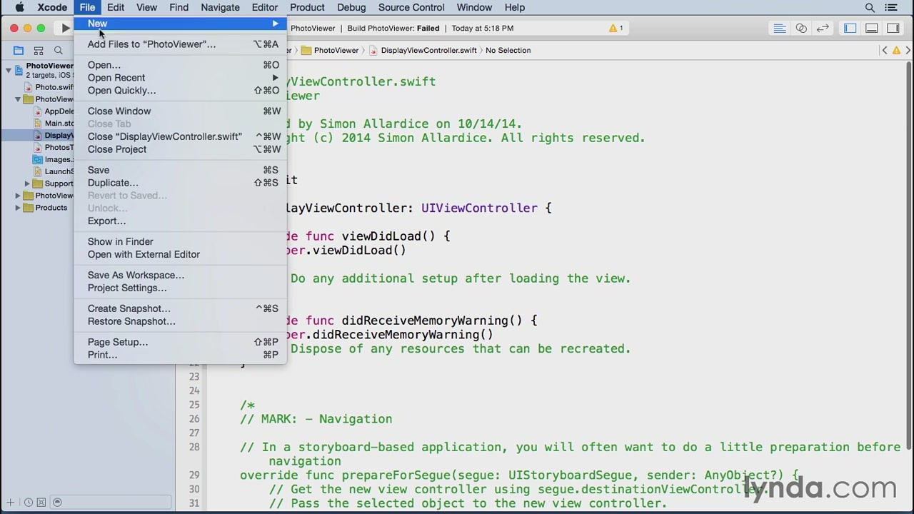 Lynda - iOS 8 App Development with Swift 1 Essential Training