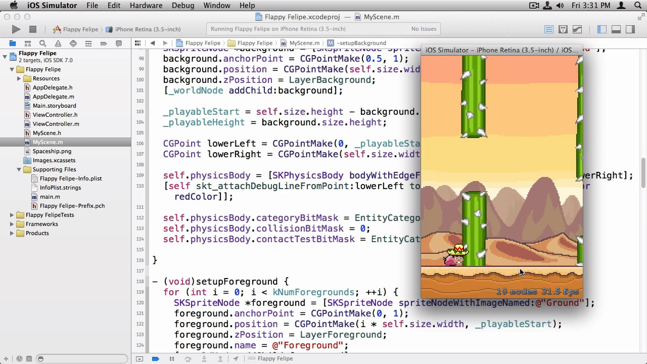 How To Make a Game Like Flappy Bird Series (Objective-C)