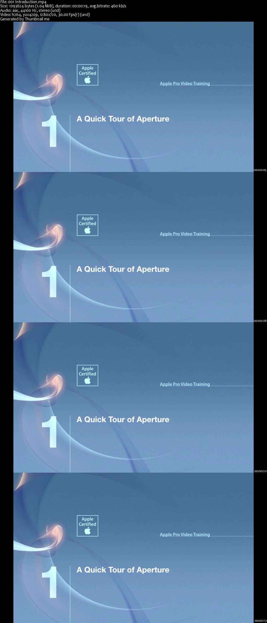 Apple Pro Video Training: Aperture 3