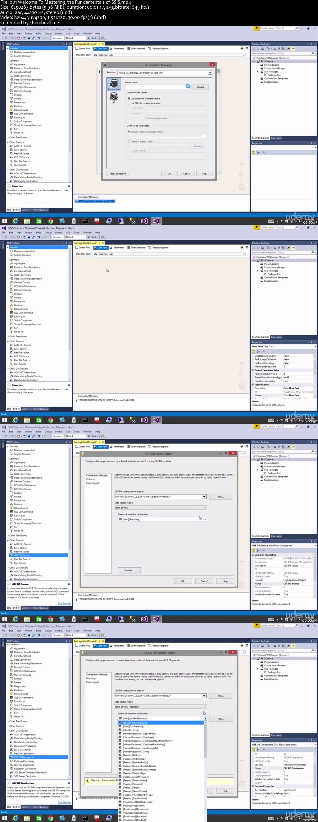 Mastering the Fundamentals of SSIS