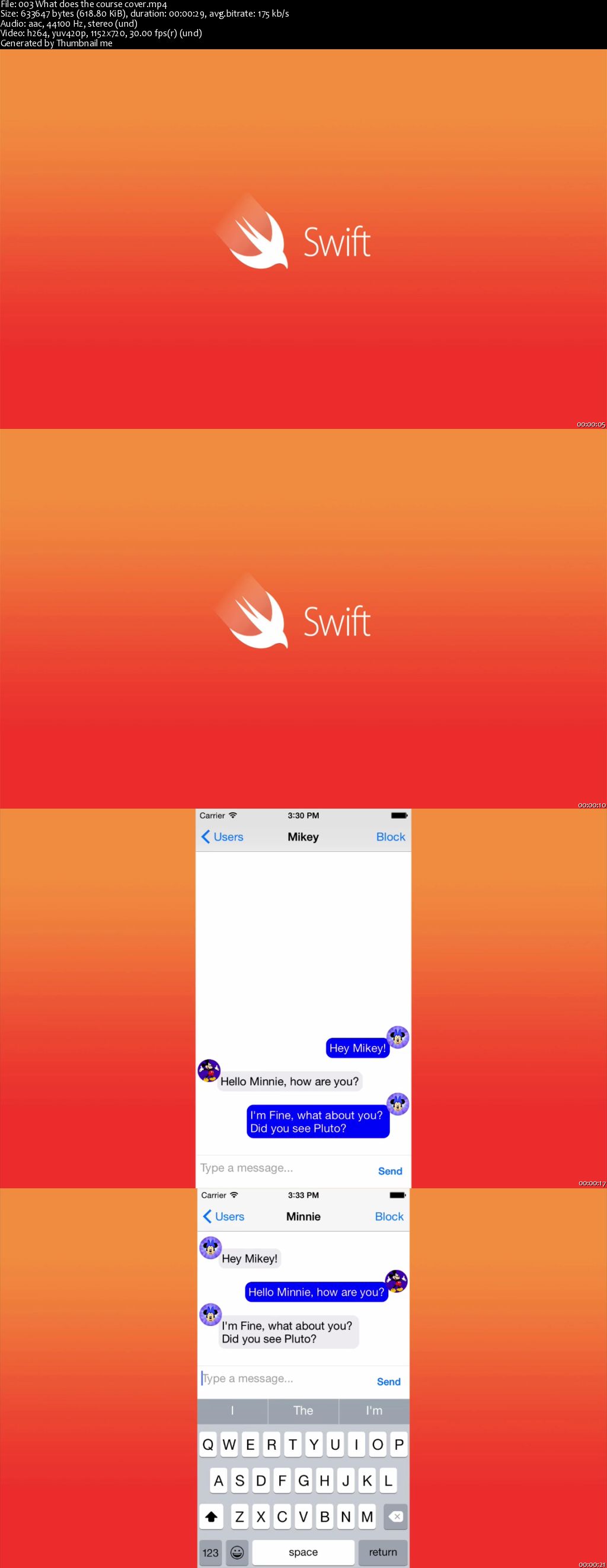 Create a chat app with swift