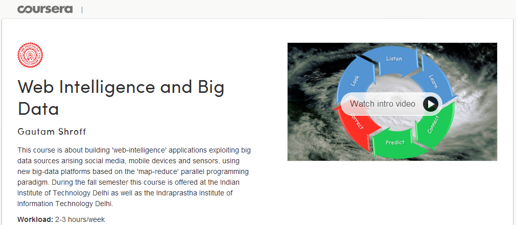 Coursera - Web Intelligence and Big Data [repost]