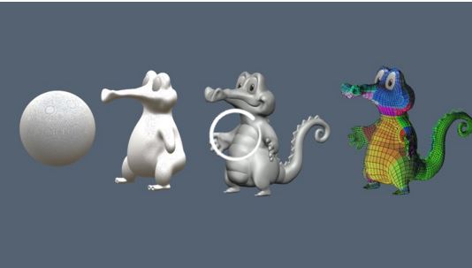 3d Coat Sculpture Modelling, Retopo , UVs and Paint