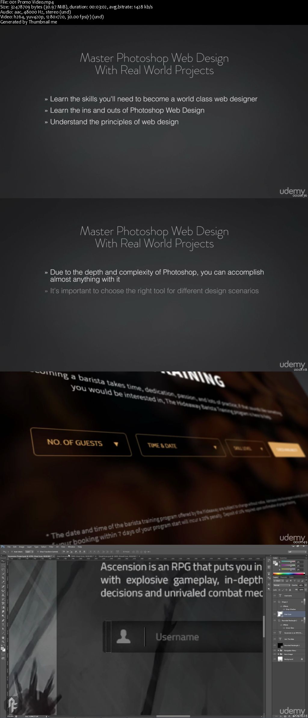 Master Photoshop Web Design With Real World Projects