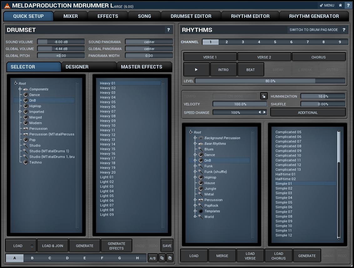 MeldaProduction MDrummerLarge 6.03 (Win/Mac)