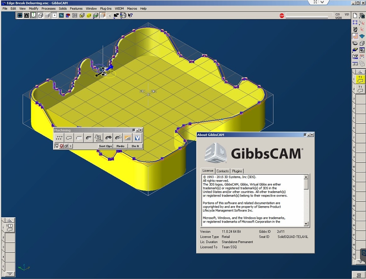 GibbsCAM 2015 version 11.0.24.0