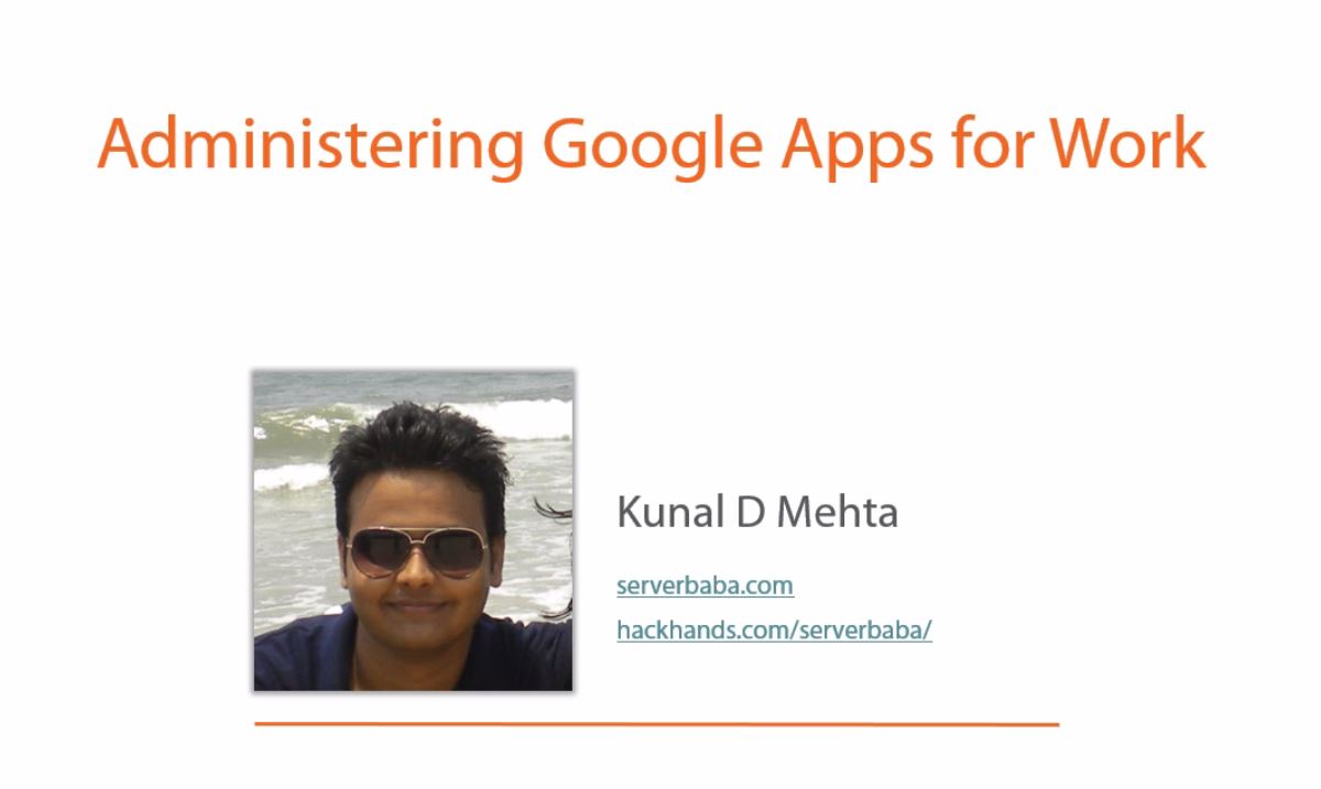 Administering Google Apps for Work