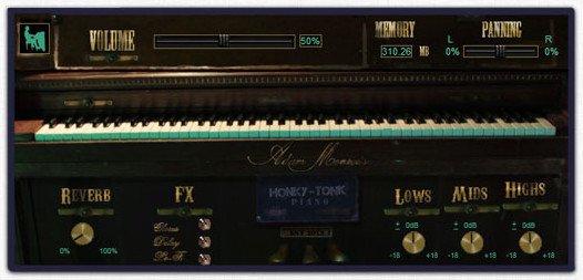 Adam Monroe Music - Honky Tonk Piano V.2.4 KONTAKT