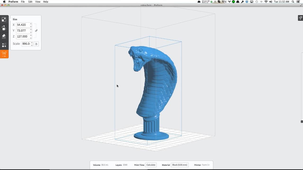 CG Cookie - 3D Printing on the Form 1+