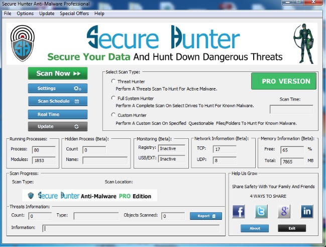 Secure Hunter Anti-Malware Pro 1.0.1.255