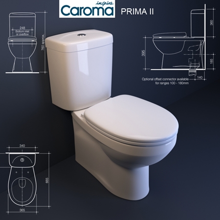 Caroma Prima II toilet 