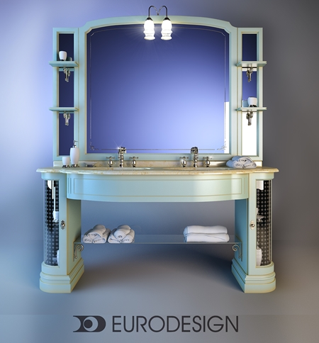 Furniture for bathrooms Eurodesign IL Borgo Comp № 15 