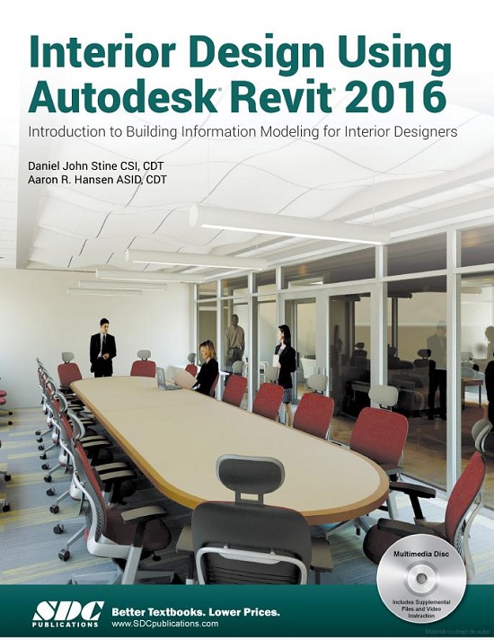 SDC Publications – Interior Design Using Autodesk Revit 2016