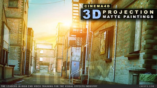 cmiVFX – Cinema 4D 3D Projection Matte Paintings