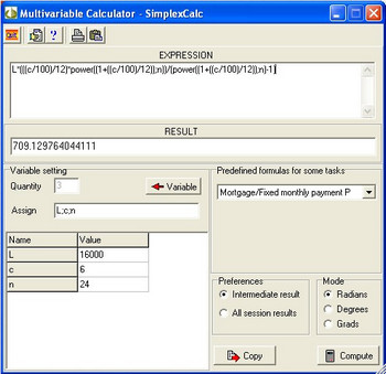 MathSol SimplexCalc 4.1.10