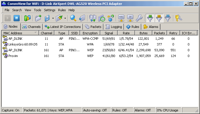 TamoSoft CommView for WiFi 6.3.701