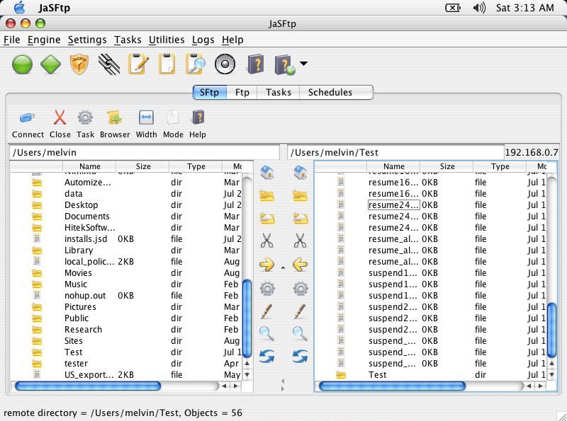 JasFTP 9.17 (Mac Os X)