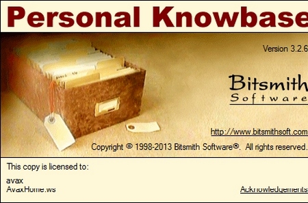 Personal Knowbase 3.2.6