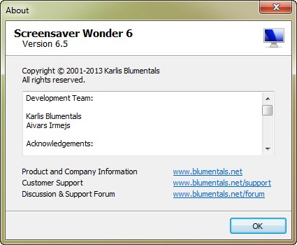 Blumentals Screensaver Wonder 6.5.0.60