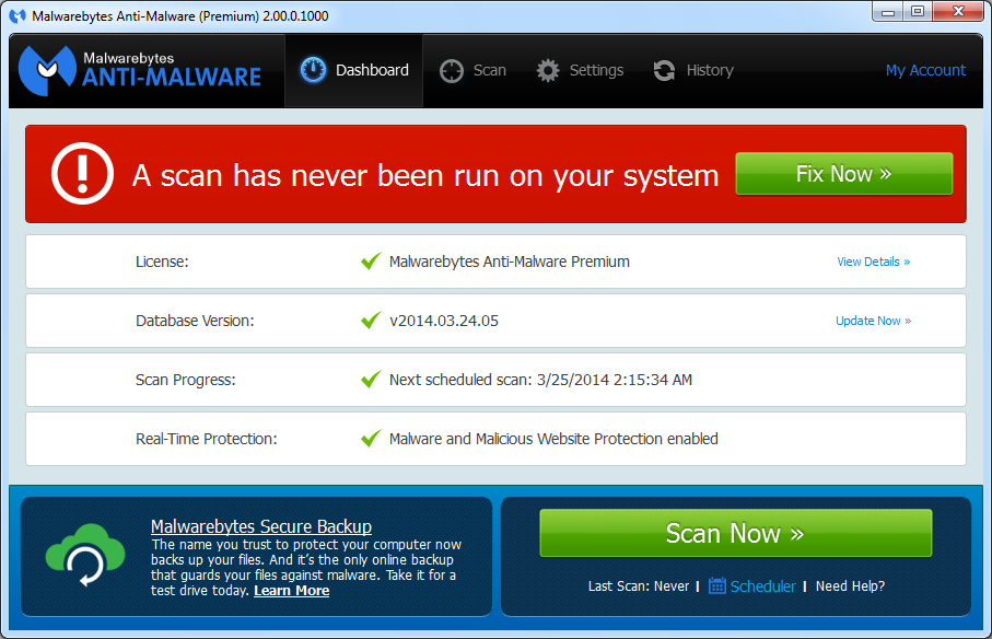 Malwarebytes Anti-Malware Premium 2.00.0.1000 Portable