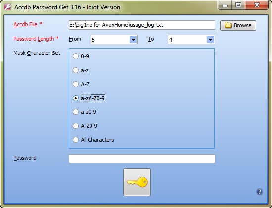 Accdb Password Get 3.16 - Idiot Version
